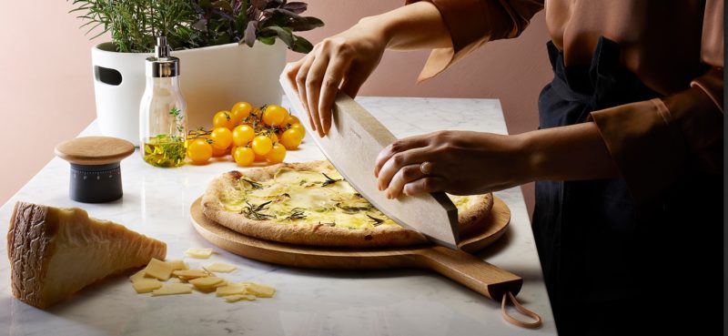 Eva Solo Nordic kitchen Green tool Pizzamesser Kräutermesser Käsemesser nachhaltig