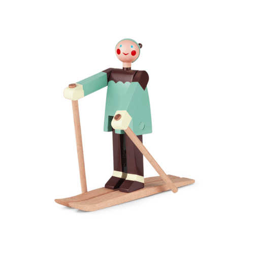 Kecker Skiläufer "Boje" von Kay Bojesen