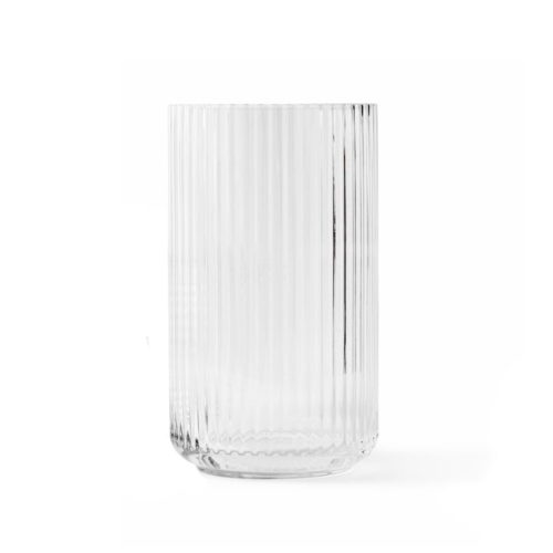 Lyngby Vase Glas klar 20 cm