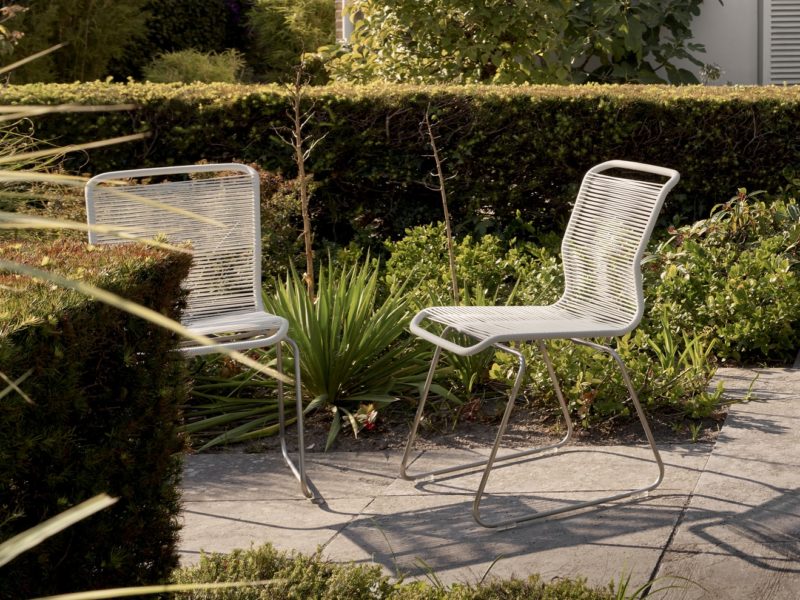 Panton One Dining, Edelstahlgestell und Gummibespannung - für Innen und Außen – Bild 9