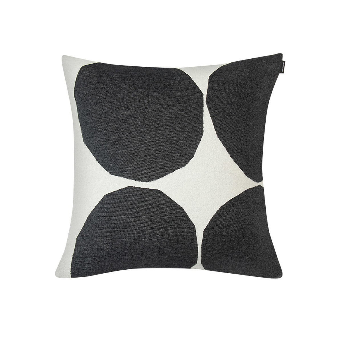 Marimekko Kissenbezug Kivet schwarz weiß Punkt