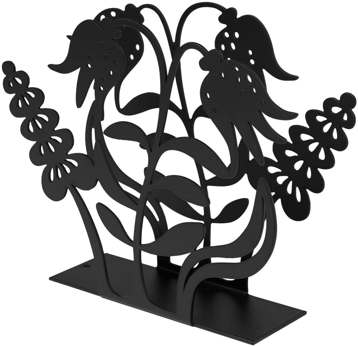 Bengt Lotta Lily Serviettenhalter Eisen schwarz Blume