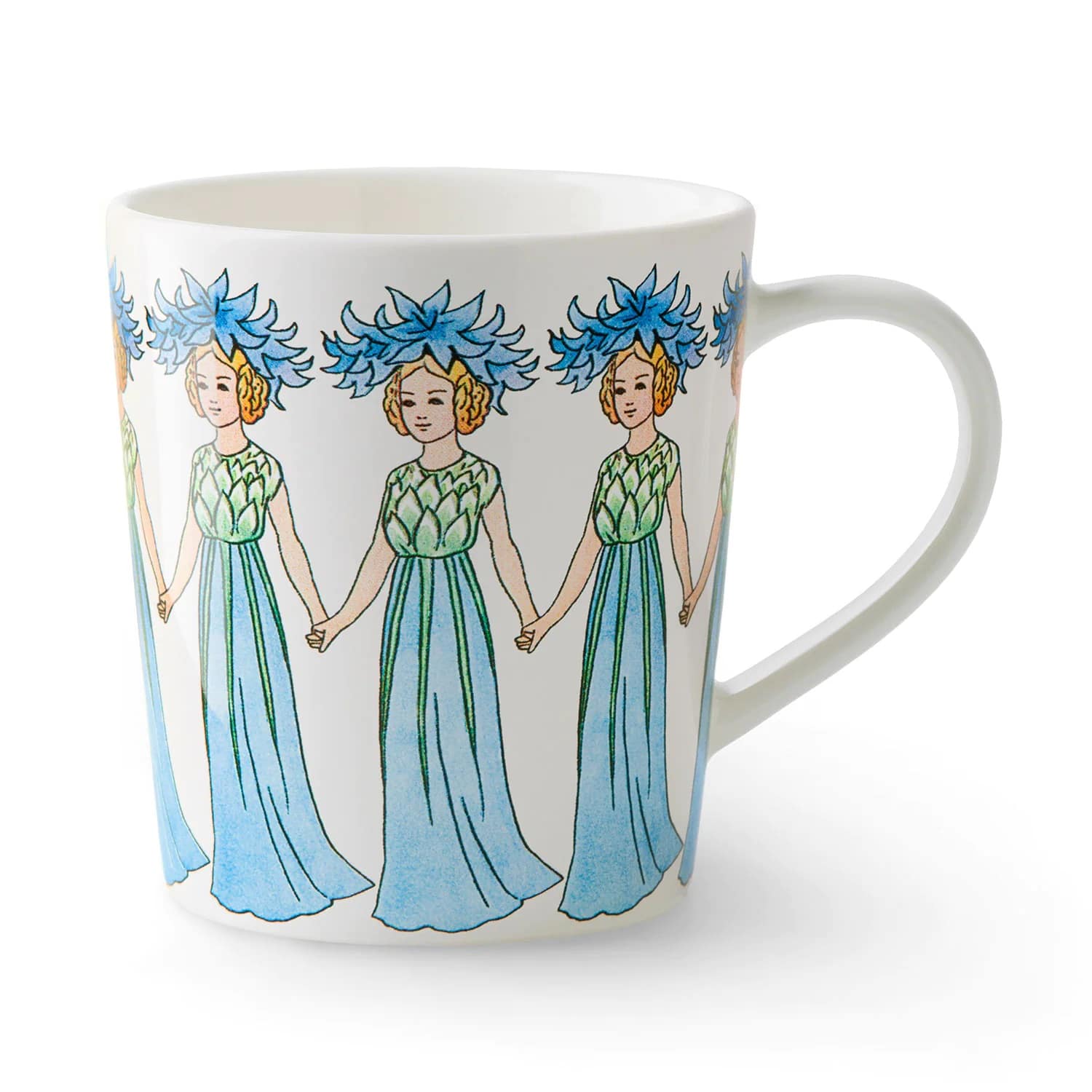 Designhouse Stockholm Elsa Beskow Kornblume Henkelbecher Tasse 40 cl