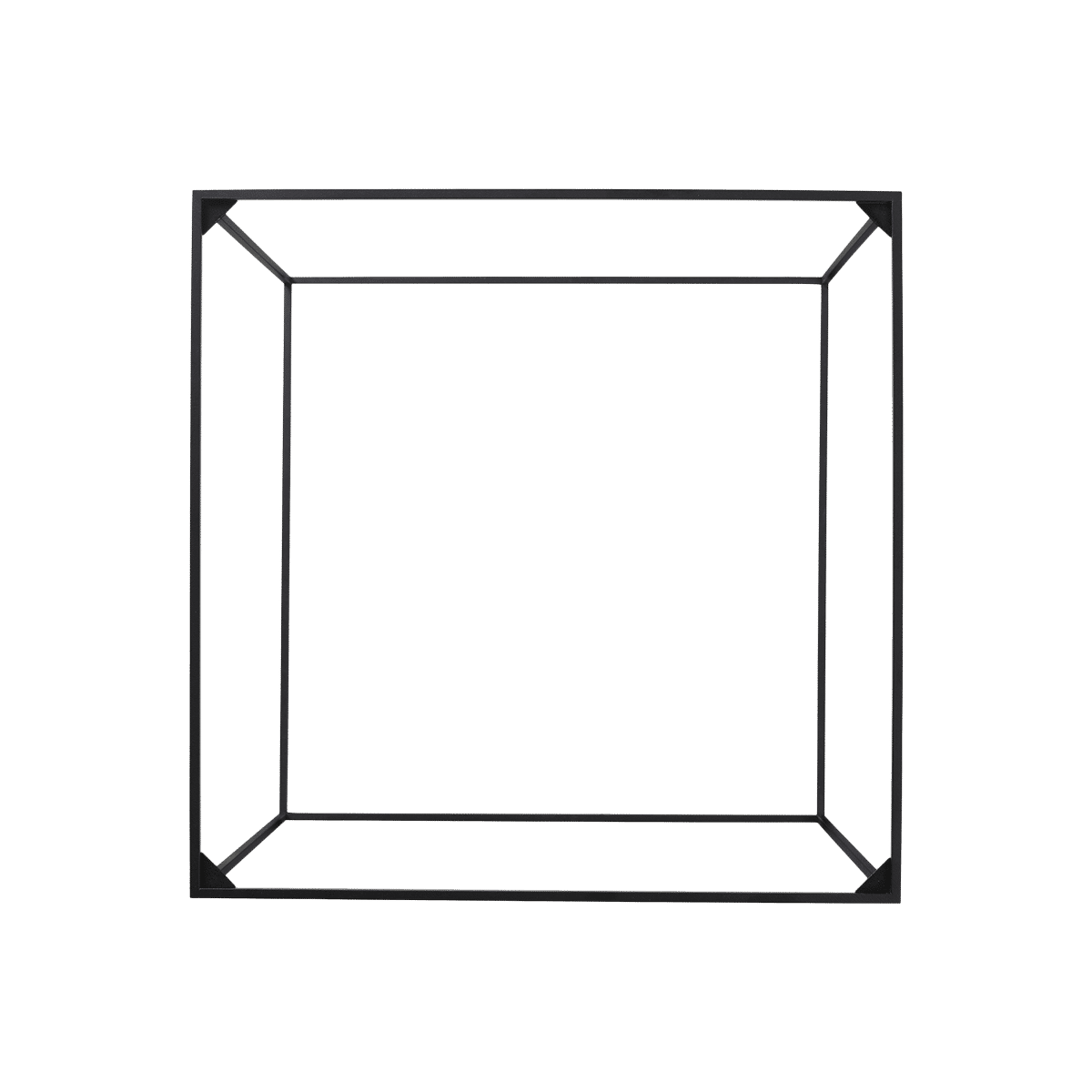 By Lassen Twin Table Frame schwarz