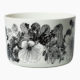 Marimekko Siirtolapuurtarha #schüssel floral schwarz weiß Geschirr
