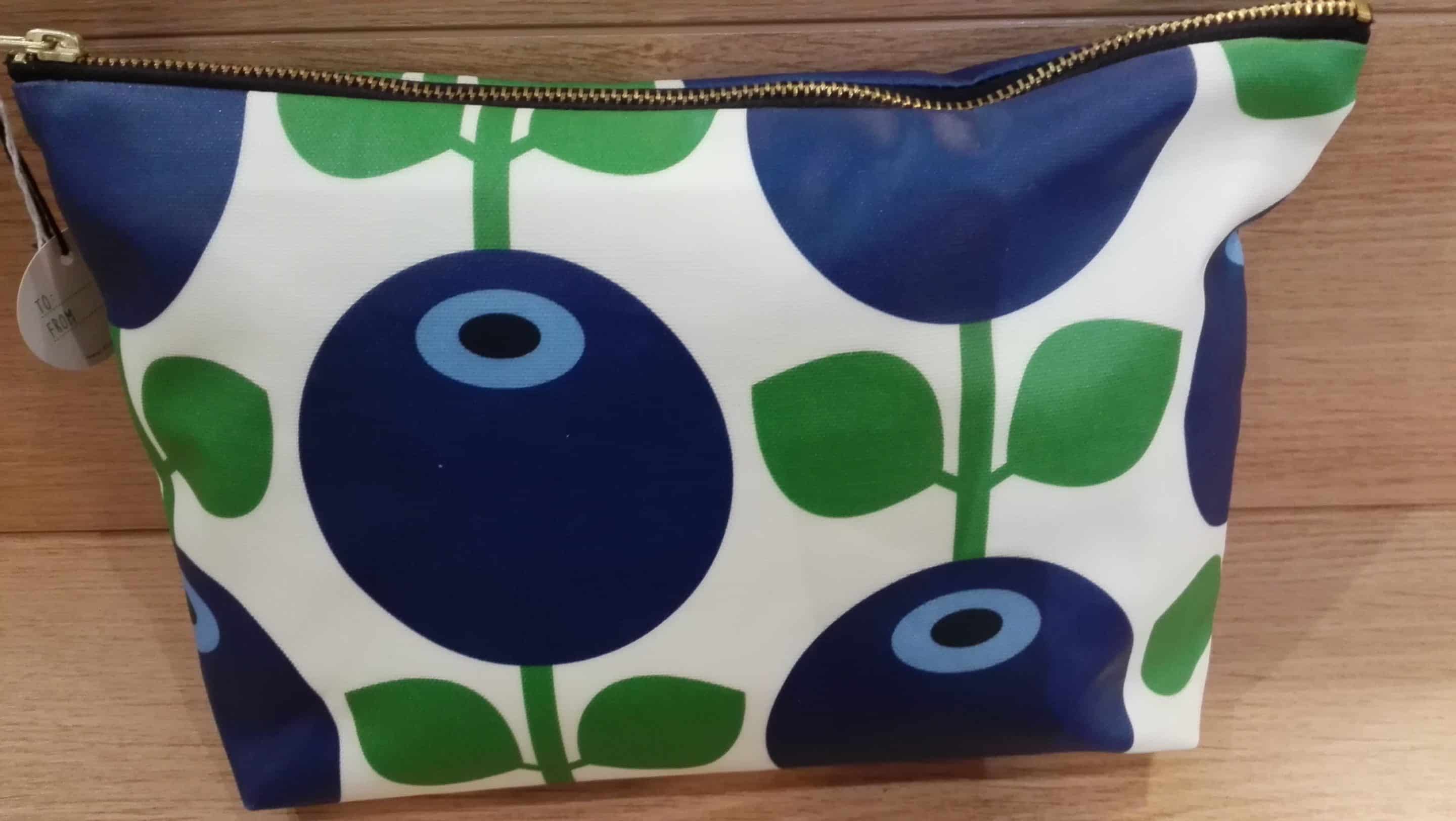 Floryd Kosmetiktasche Kulturbeutel Blaubeere Blabär gefüttert
