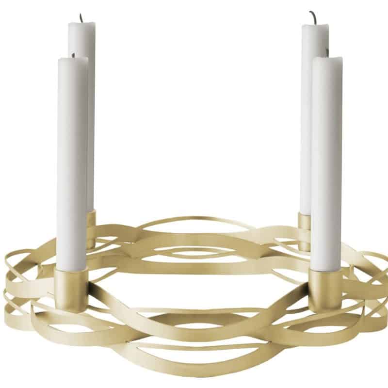 Stelton Tangle Messing Adventskranz Dänisch Design