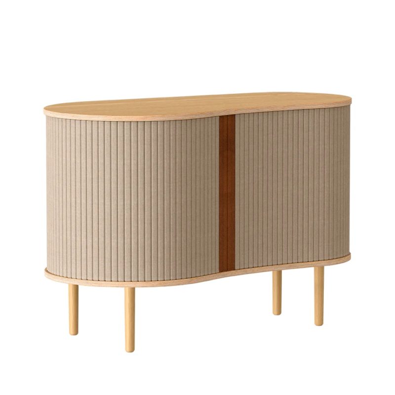 Umage Audacious Sideboard Kabinett Schrank Tambourdoor Rolladentür Textil Stoff Design Dänemark skandinavisch