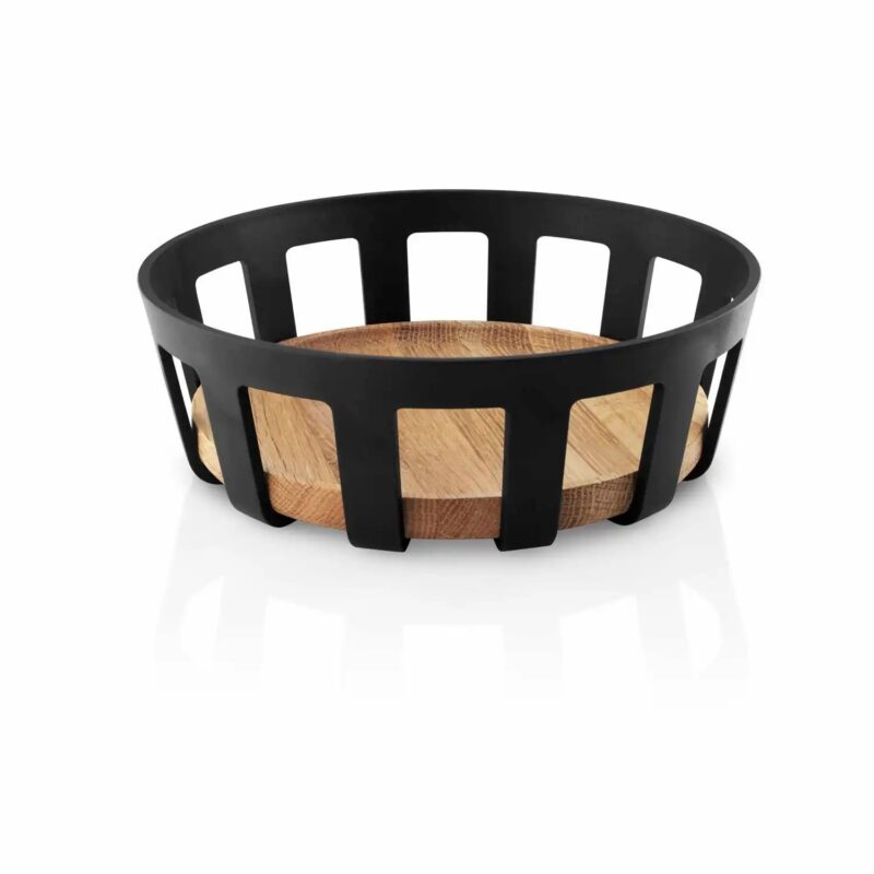 Eva Solo Nordic Kitchen Brotkorb Obstkorb Eiche Kunststoff schwarz Design skandinavisch