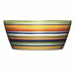 Iittala Origo Schale 0,25 l Design Finnland skandinavisch gestreift orange blau gelb