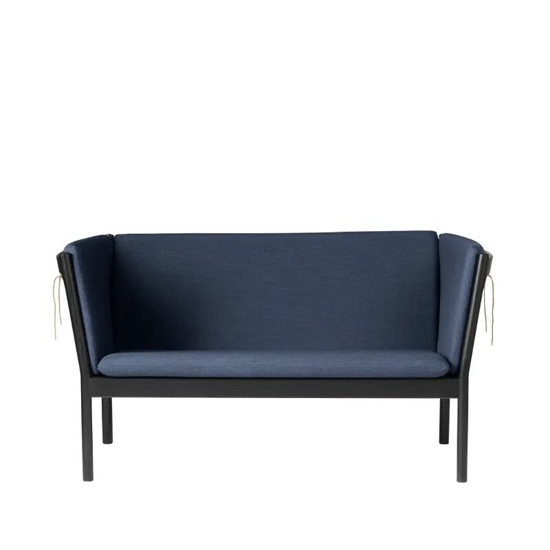 Fdb Mobler J 148 Sofa Zweisitzer schwarz blau Design dänisch skandinavisch
