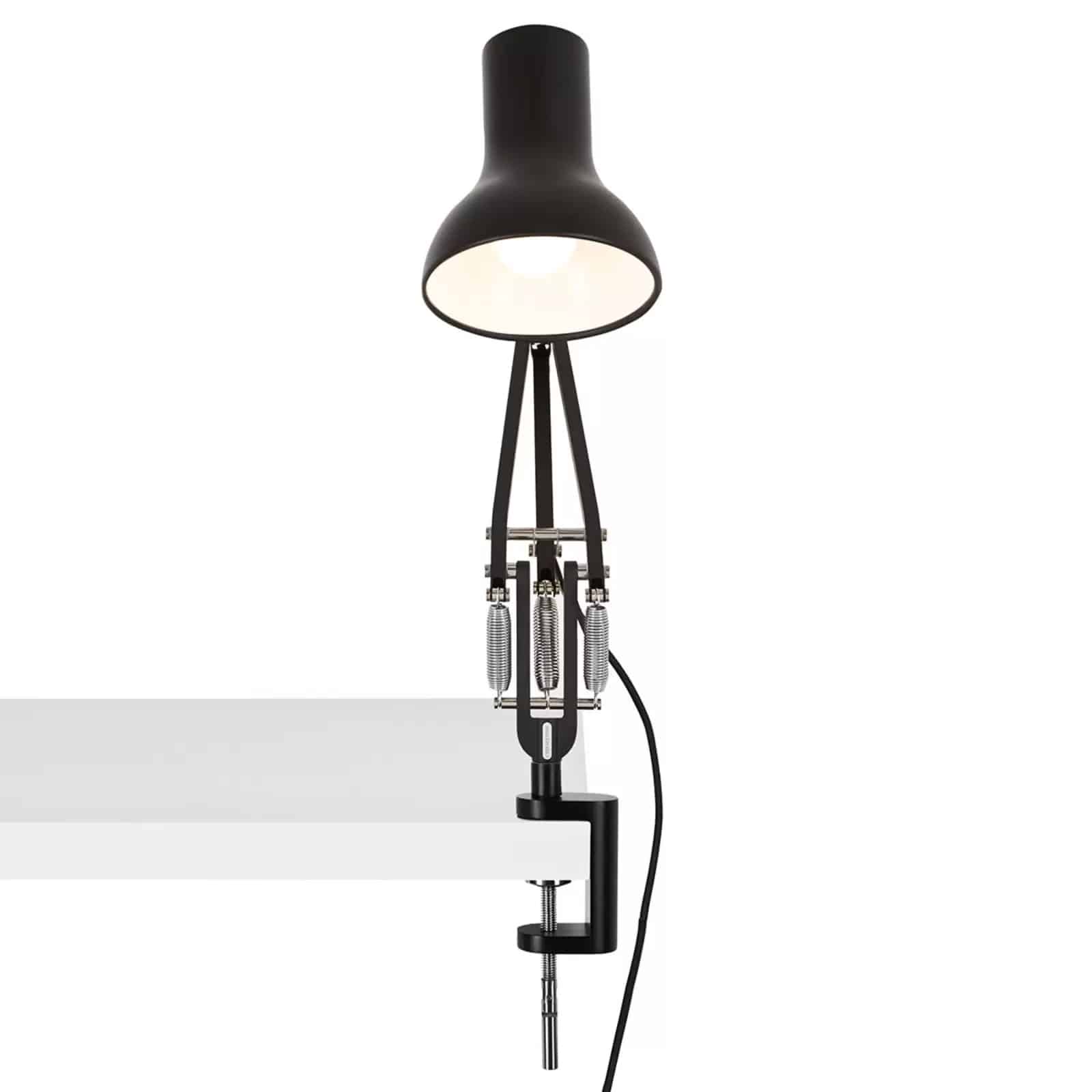 Type 75 Mini Schreibtisch-/Klemmleuchte, LED- E27, mit zusätzlichem Sockel. Von Anglepoise, Großbritannien. – Bild 3