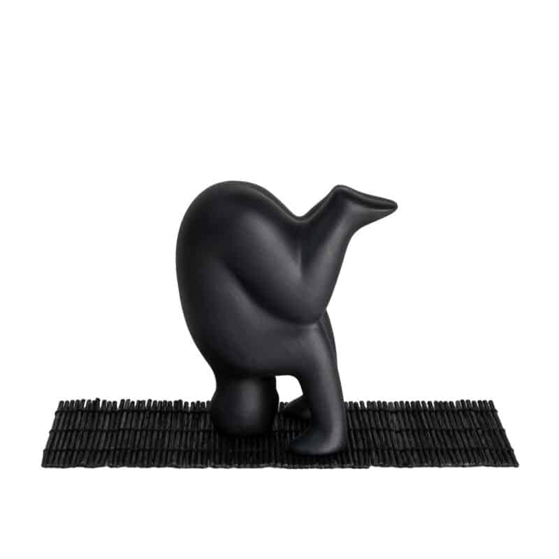 The Art of Yoga: Figurinen samt Yogamatte. Von Lisa Larson für Design House Stockholm, Schweden. – Bild 3