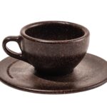 Kaffeeform Espresssotasse mit Untertasse Kaffeesatz recycelt Berlin Recycling