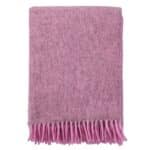 Klippan Yllefabrik Gotland Wolldecke Plaid pink