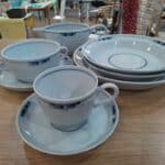 Royal Copenhagen Gemina Geschirr Service Serie dänisch Design skandinavisch grau blau Auswahl