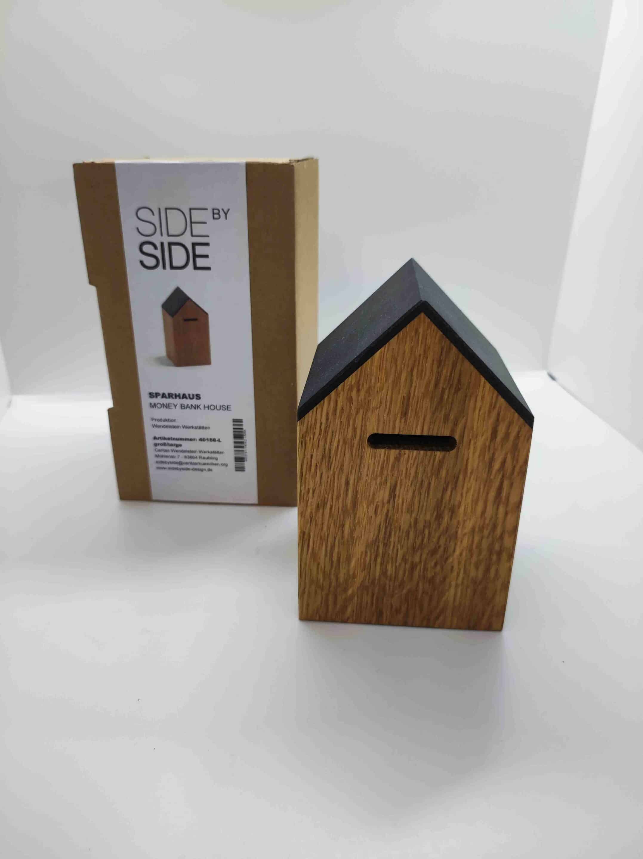 Side by side - Sparhaus aus Eiche, abschließbar – Bild 3
